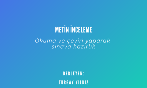 YDS – Metin İnceleme