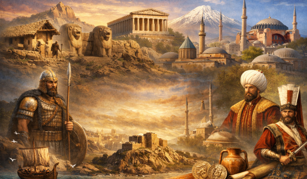 Anadolu Medeniyetleri: Prehistorik Çağlardan Osmanlı’ya Kültürel ve Siyasi Dönüşüm